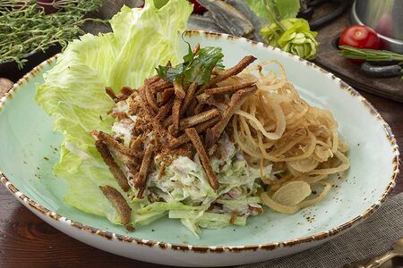 Салат с языком