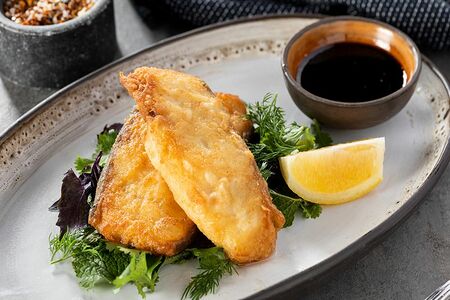 Палтус жареный