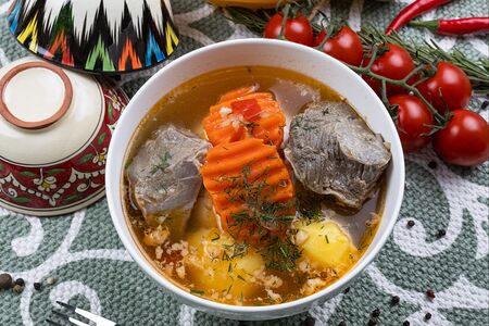 Шурпа с говядиной