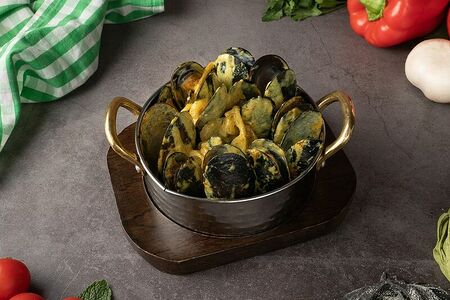 Мидии с карри