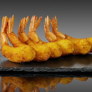 Креветки жареные в кляре