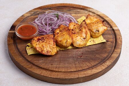 Шашлык из куриного филе