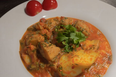 Гуляш с гарниром