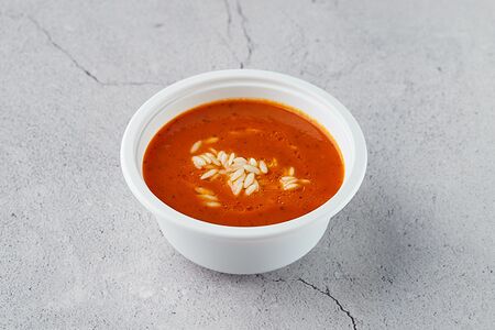 Томатный суп с Орзо