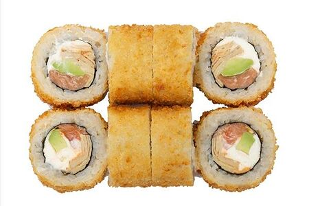 Горячий ролл Инари Сяке Фрай