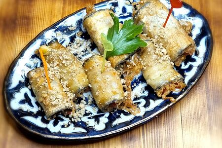 Рулет из баклажана