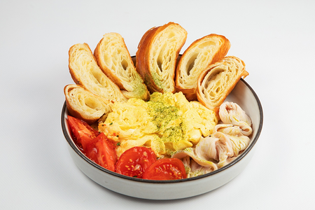 Скрембл с индейкой