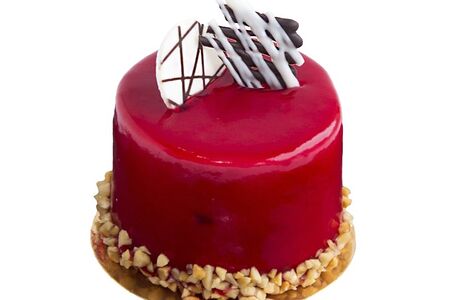 Пирожное Леберже малиновое