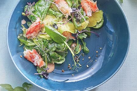 Салат с камчатским крабом