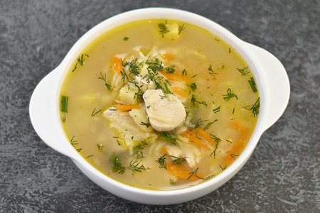 Суп куриный