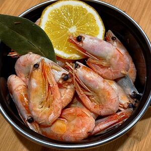 Северные креветки в пиве