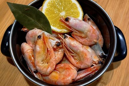 Северные креветки в пиве