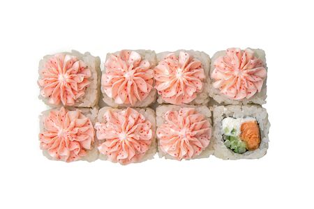 Лава с лососем терияки