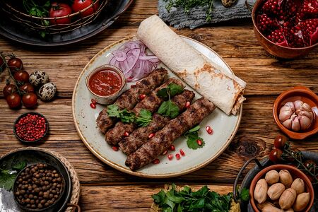 Люля-кебаб из баранины