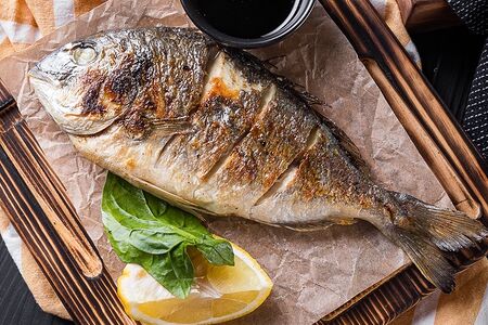 Дорадо на углях