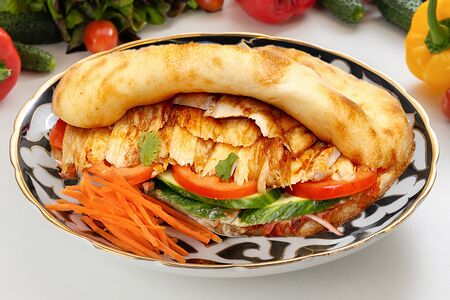 Донер в лепёшке (халяль)