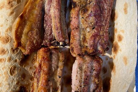 Шашлык из cвиных ребер