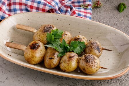 Картофель на углях