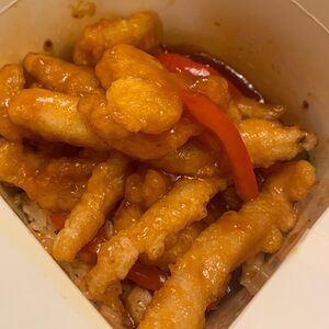 Вок куриное филе с рисом