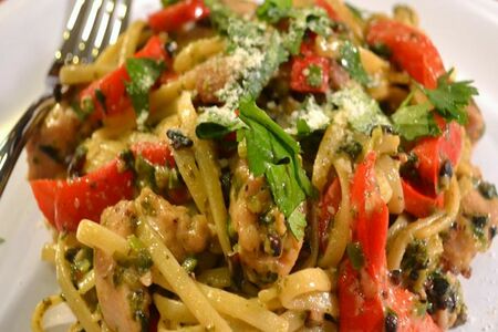 Паста с овощами