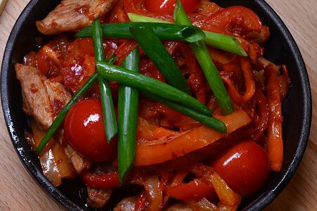 Индейка с овощами