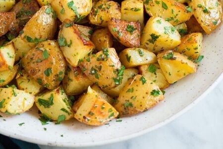 Запеченный картофель с травами