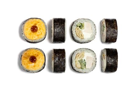 Запечённый ролл Вулкан с курицей