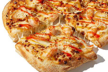 Карри с креветками и цыпленком