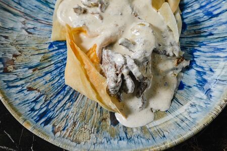 Блины с телятиной