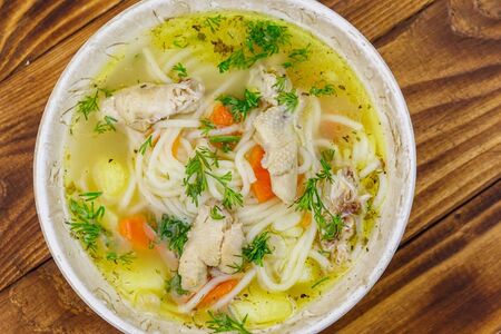 Суп куриный