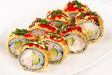 Ролл Экспрессия с тигровой креветкой и манго