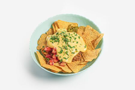 Nachos chili con carne