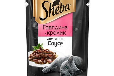 Sheba Корм для кошек говядина/кролик