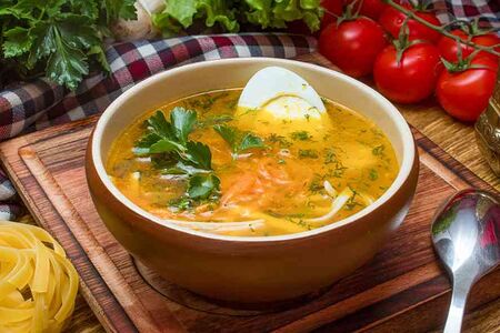 Лапша куриная