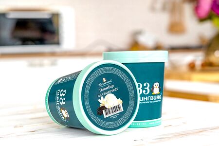 Ведерко пломбира на сливочках