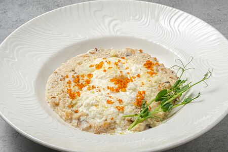 Ризотто с грибами и страчателлой