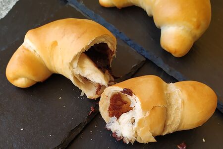 Рогалик с шоколадом