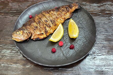 Форель радужная на мангале