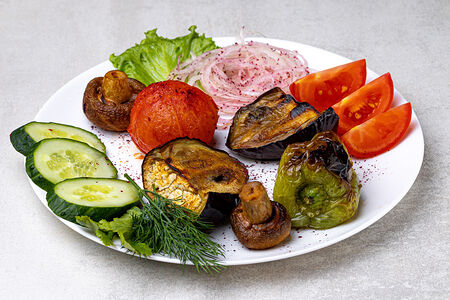 Шашлык Овощи на мангале