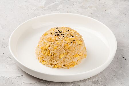 Рис с яйцом