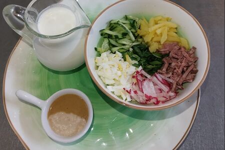Окрошка мясная