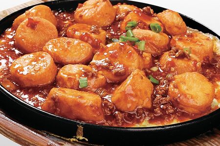 1065. Китайский тофу на сковороде