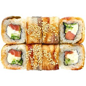 Канада с лососем и угрем