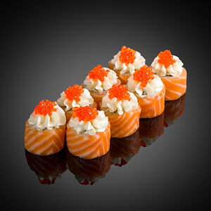 Филадельфия с красной икрой