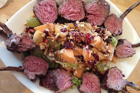Шашлык из каре ягненка