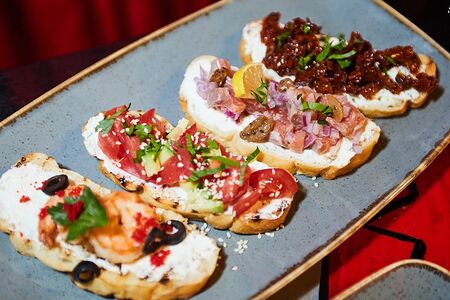 Фьюжн сэт брускет