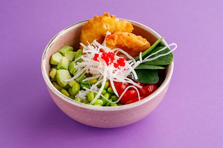 Донбури с креветками темпура