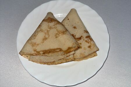 Блинчики со сметаной