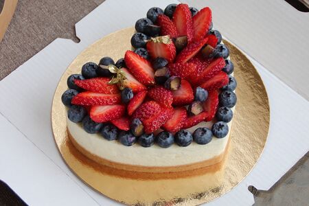 Мини-чиз в форме сердца