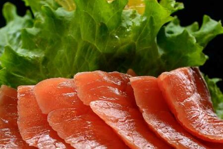 Сашими лосось